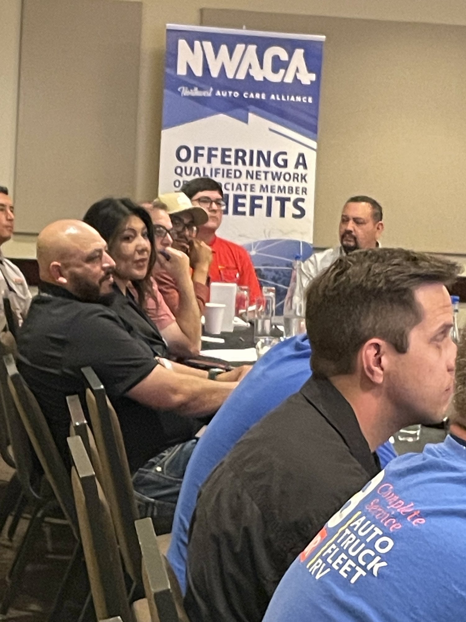 Shop owners at the NWACA roundtable