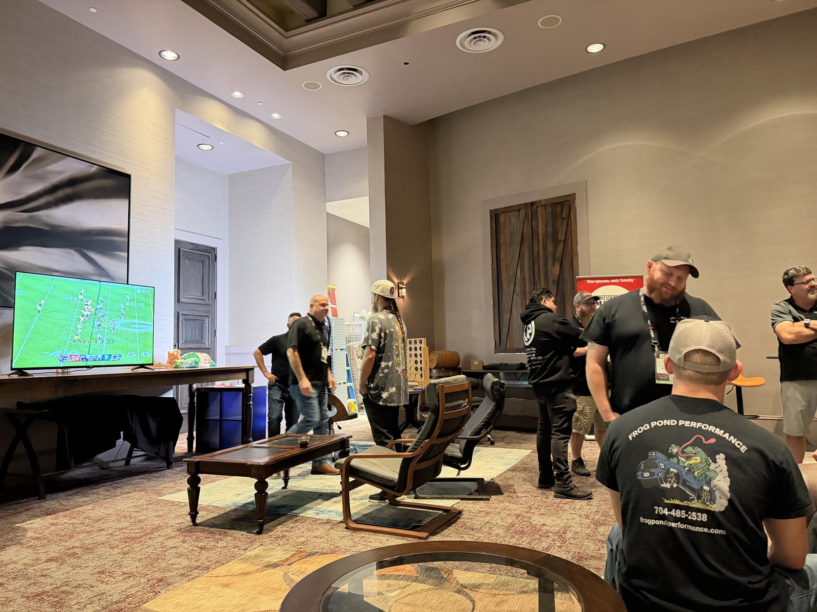 Attendees gathered in the hospitality suite at ASTA Expo 2026.